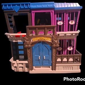 Working Fisher Price Imaginext Gotham City Jail Action Playset DC 2012 Super